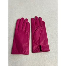 Barbiecore Womens M Pink Leather Fleece Lined...