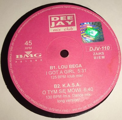 12'' Various Artists DJ PROMO 110 *1999* Lou Bega Da Hool usw. Trance VINYL = G+