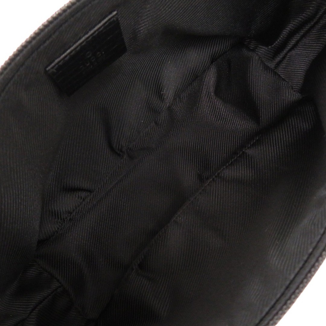 Gucci GG Canvas Black Accessory Pouch Handbag Used 20-26.5cm thumbnail 6