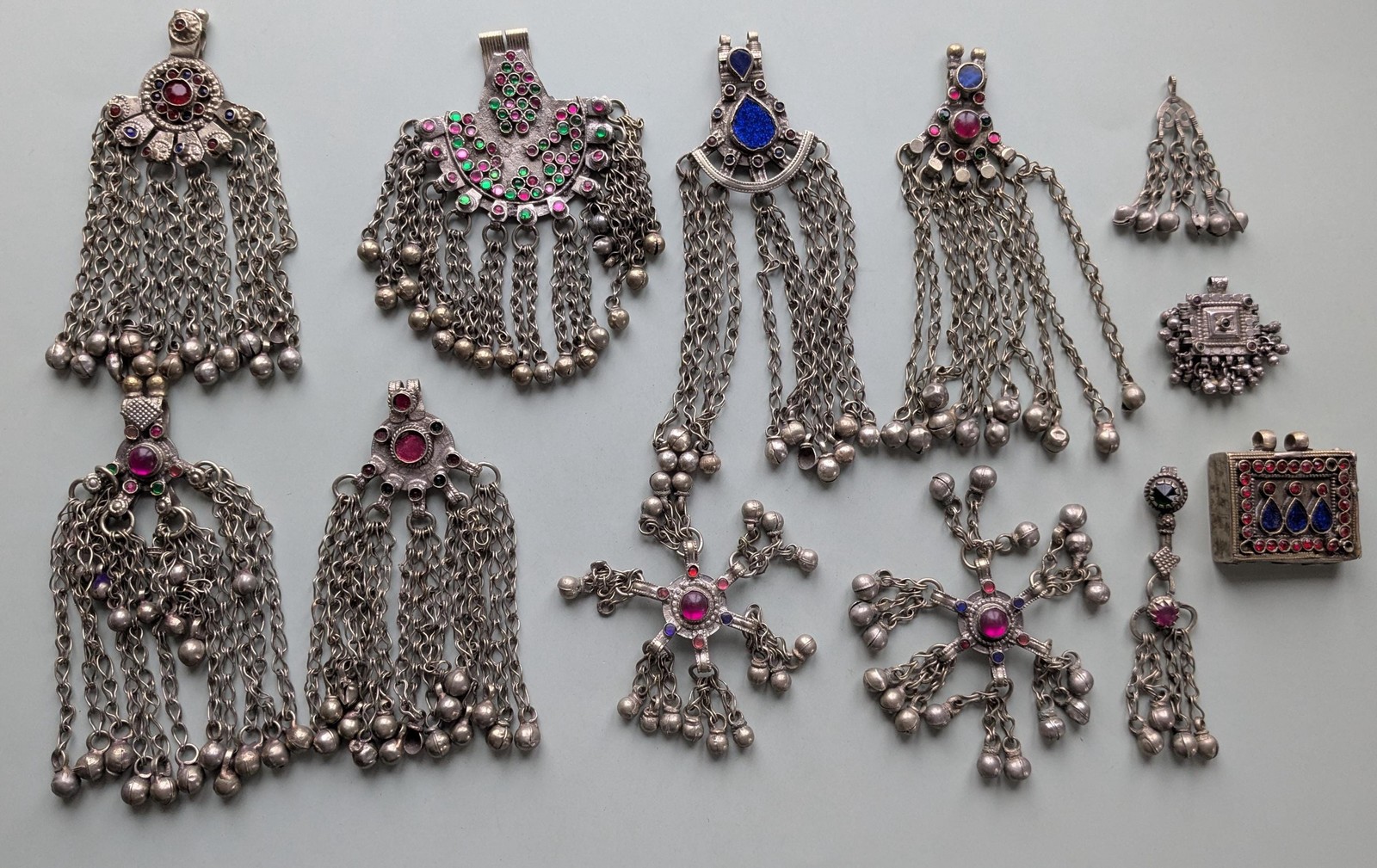 Vintage Kuchi Tribal Pendants Jewelry Supplies  Bulk Wholesale 1 POUND (19558)