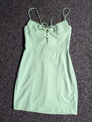 green emerald velvet dress Zara Olive Green Sequinned Corset Muslin Lehenga Set main image 1
