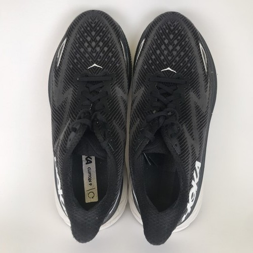 Hoka One One Women Clifton 9 1132211 BWHT Black Running Shoes Size 9.5 D - Picture 8 of 12