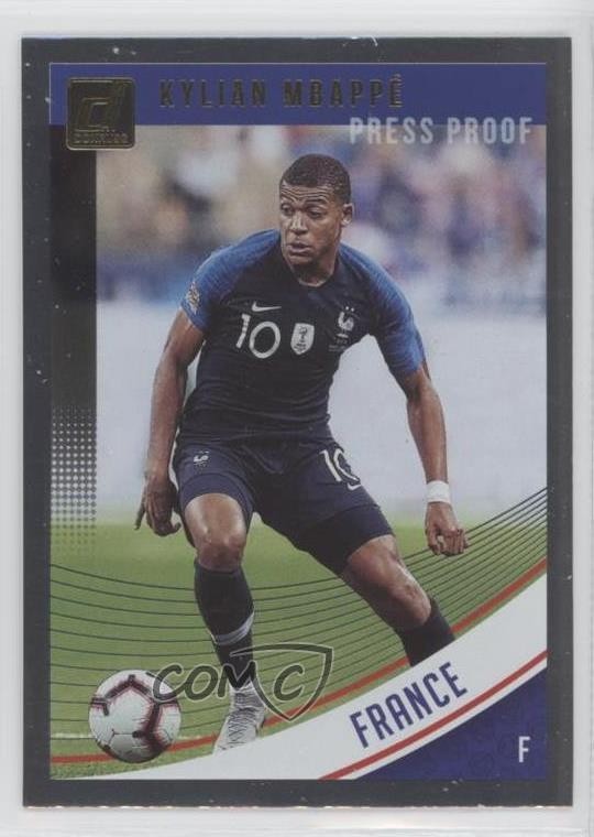 2018-19 Panini Donruss Press Proof Silver Kylian Mbappe Kylian Mbappé #132 1u6