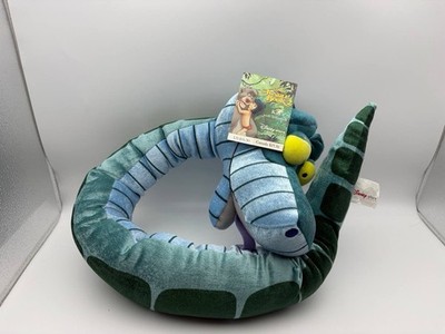 RARE 40  KAA The Jungle Book Disney Store Exclusive Plush Blue Snake Posable