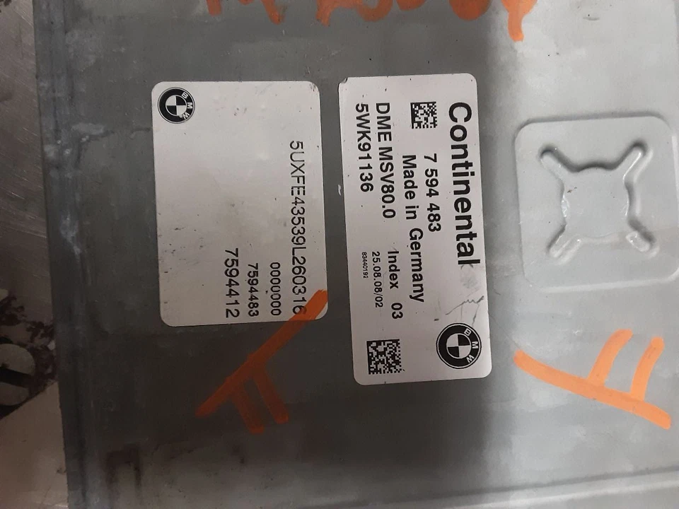 Engine ECM Electronic Control Module Sedan Fits 07-10 BMW 323i 601724 Foto 2 de 4