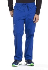 Cherokee Scrubs for Men Tapered Leg Cargo Scrub Pants with Zip Fly, 5 Pockets