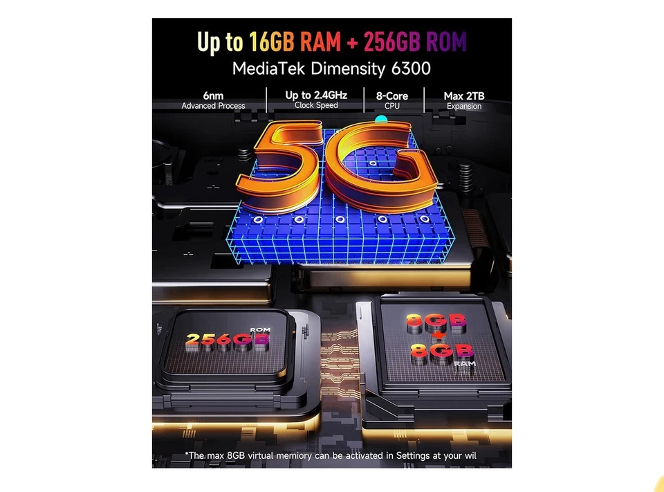 Ulefone Armor Pad4Ultra Thermal Imaging 5G Rugged Tablet16GB +256GB/2TBAndroid14 - Image 4 of 4