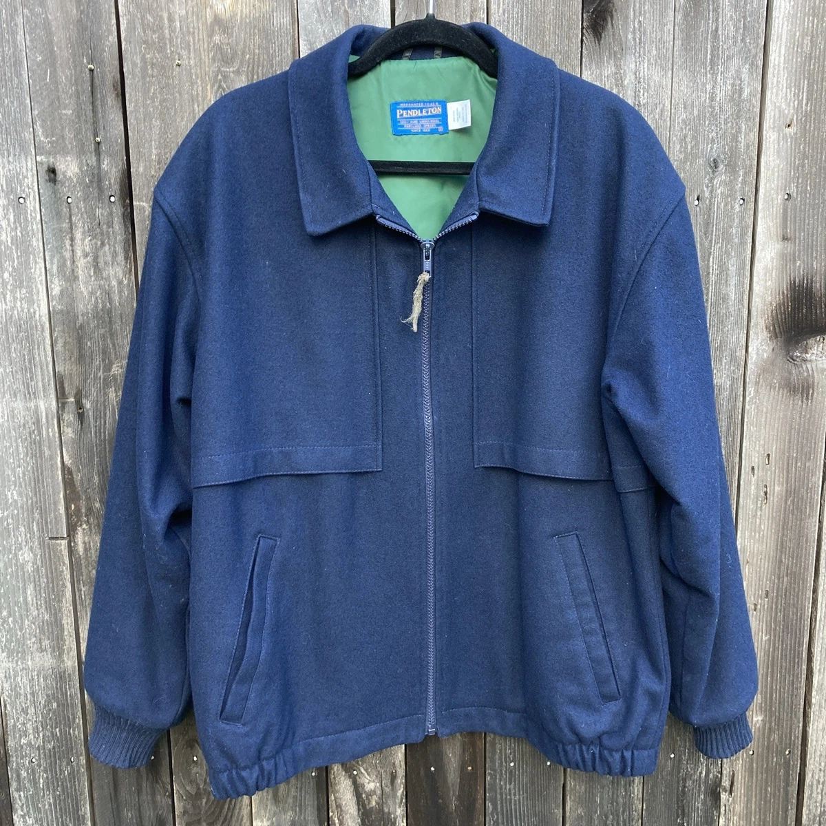 pendleton ウール　ジャケット　vintage Vintage Pendleton High Grade Western Wear Striped Wool Zip Up