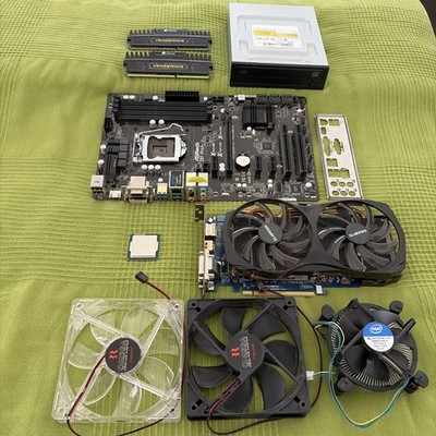 Gaming Bundle i5 4670k 3,40 GHZ 8GB RAM Mainboard Asrock Z87 Pro3 GeForce GTX660