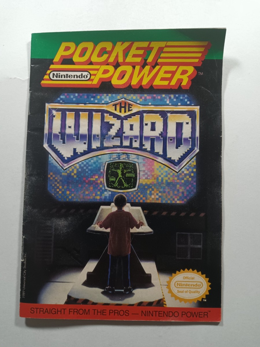 Vtg Nintendo Pocket Power The Wizard Movie 1989 Promo Mini