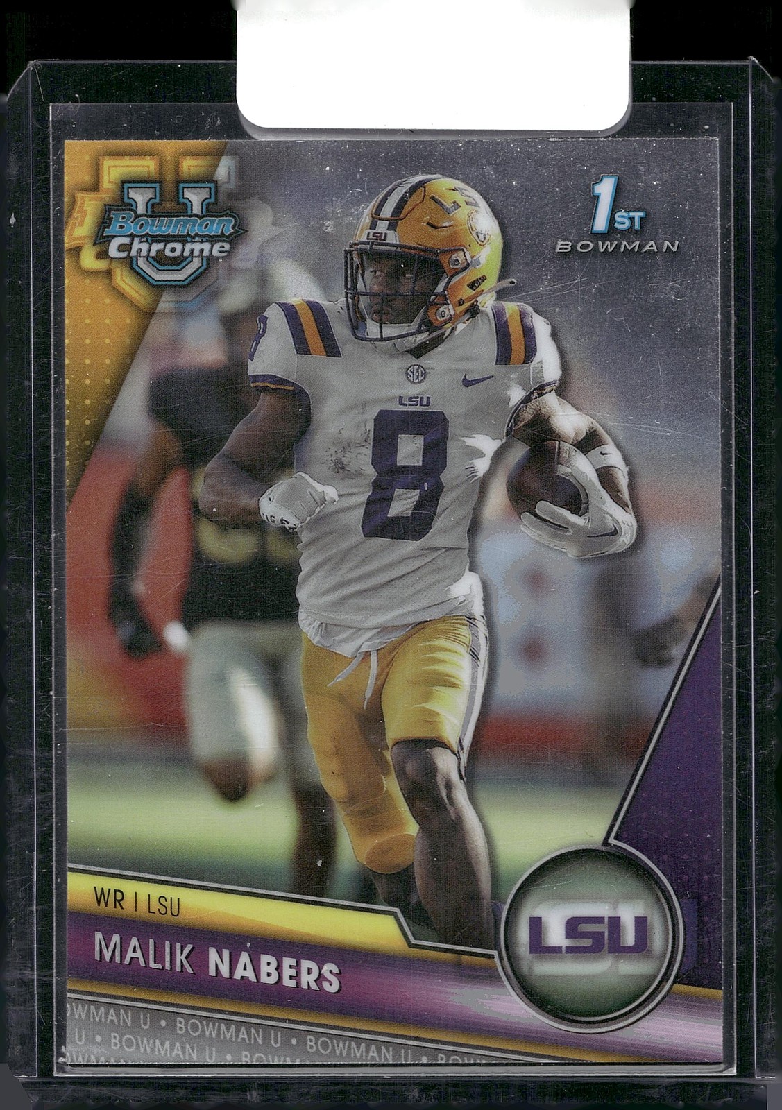 2023 Bowman University Chrome #74 Malik Nabers Refractor