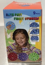 9pcs/Set Math Facts Fidget Spinners Addition Multiplication Game Educational Toy