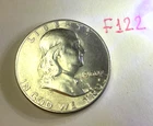 1960 Philadelphia Franklin Half Dollar 90% Silver Toned F122