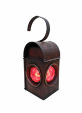 Vintage Kenyons Road Railway Lantern Antique Oil Signal Shunting Lamp