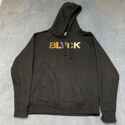 Blvck Scale Hoodie Mens Large Black Cotton Logo Everyday Wear Kangaroo Pocket