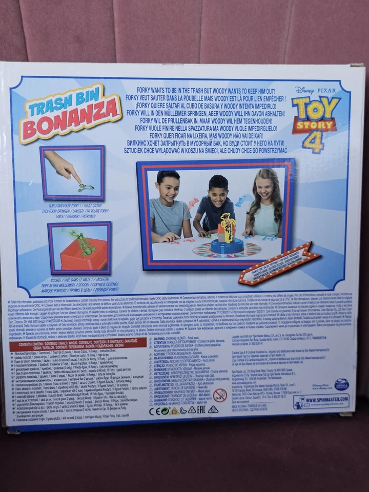 Toy Story Trash Bin Bonanza Game Disney Pixar Spin Master New Sealed Family Fun - Image 2 of 4