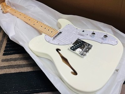 E-Gitarre Photogenic TLT-200 OWH Olympic White Thinline mit Softcase