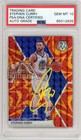 Stephen Curry 2019 Mosaic Reactive Orange Autograph Card #70 PSA/DNA 10 (Yellow)