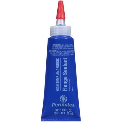 Permatex Gasket Sealant 51031; Anaerobic Flange Sealant 1.69oz. Squeeze Tube Red