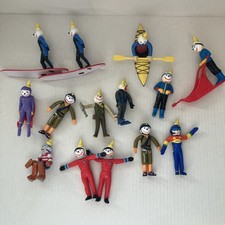 Vintage Jack In The Box PVC Bendy Toys Lot Bundle 14 Jack Jock Figures