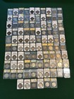 MORGAN DOLLAR SET ALL GRADED 96 COINS, PCGS, ANACS, NGC 1893 S 1889 CC CAC TONED — photo 3