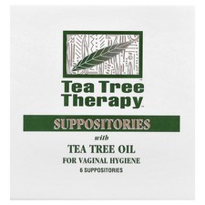 Suppositories with Tea Tree Oil for Vaginal Hygiene, 6 Suppositories