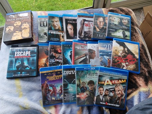 Blu-ray Lot 28 Horror Action DC Marvel 4k Spanish 3D Some 11 Sealed - Picture 2 of 7