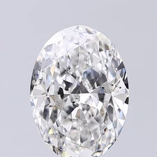 Cert. AGI 1.49 Carat Oval Cut Natural Mined Diamond Loose D color SI1 clarity