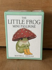 THE LITTLE FROG MINI FIGURINE BY MAYBELL EEQUAY 3 INCH TALL**NEW**