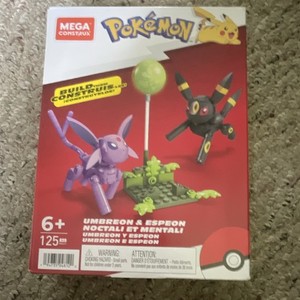 MEGA Construx Pokémon Umbreon & Espeon Buildable Set 125pc HGC20 HDL84
