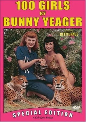 100 Girls By Bunny Yeager (DVD) Bettie Page Jackie Miller Marie Stinger
