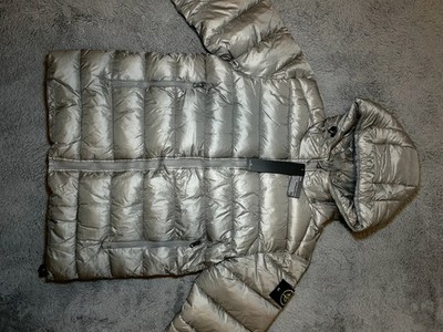 Stone Island Jacke Größe M Neu mit Etikett Grau mit Kapuze