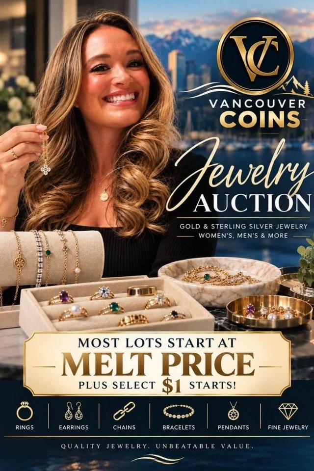 💎 VANCOUVER COINS LIVE💍GOLD & SILVER JEWELRY • STARTING AT MELT • ✨