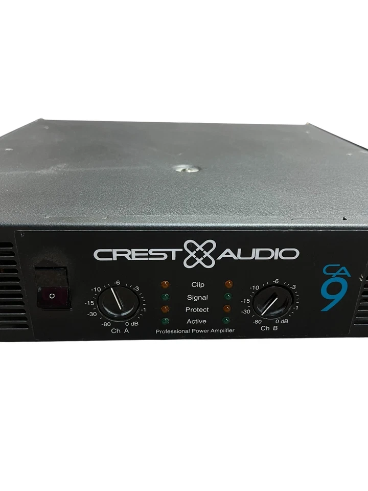Crest Audio CA9 Professional Power Amplifier 2 Channel Commercial Amp Audio Soun - Image 2 of 4