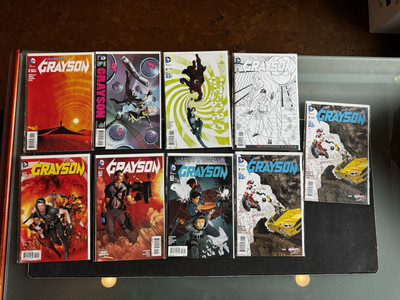 Grayson DC Comics Lot Of 9
