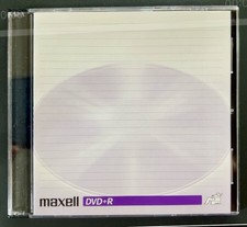 Maxell DVD-R Discs, 4.7GB, 16x, w/Jewel Cases,  set of 5, unused but open box