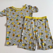 Little Sleepies Bee Bamboo Pajama Set 12/14 Kids