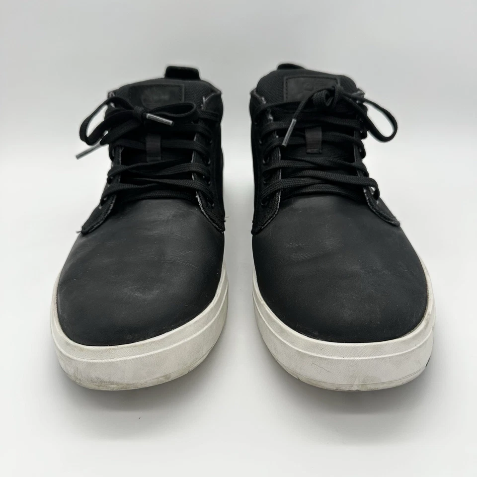 Timberland Hombres Zapatos Medianos Chukka de Lona con Cordones A1015 en Negro EE. UU. Talla 11.5 Foto 3 de 4
