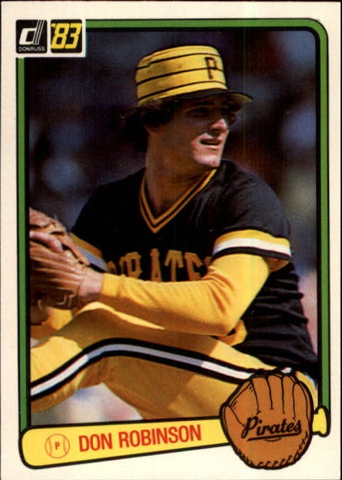 1983 Donruss Baseball Card #171 Don Robinson - Grade: NM
