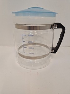 Glass Carafe 1 Gallon 4L Water Jar for Distiller Replacement Part pot container