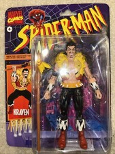 Marvel Legends Retro Animated Spider-Man KRAVEN 6  Scale Hasbro Figure NEW