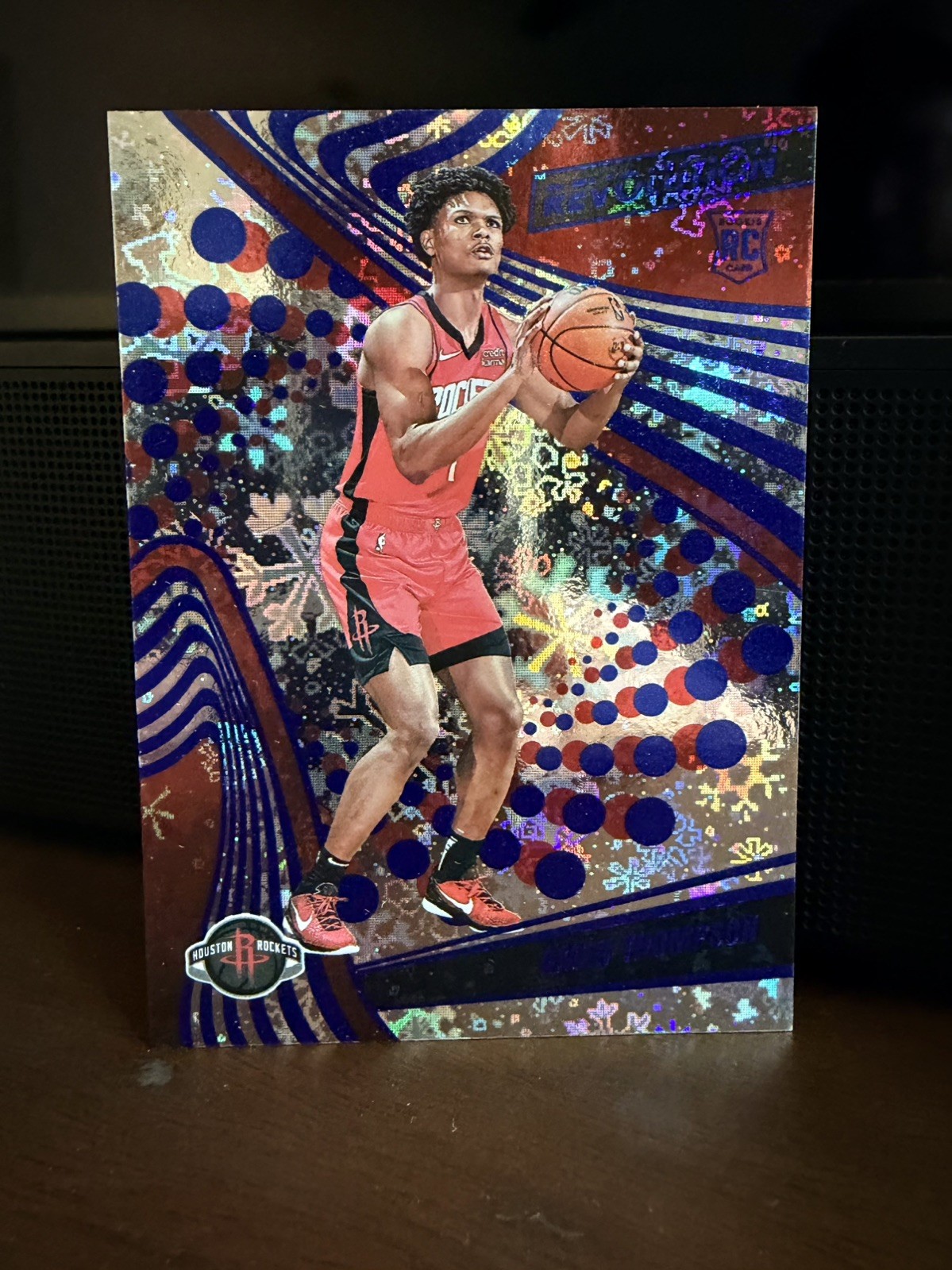 2023-24 Panini Revolution Amen Thompson Winter Rookie RC #101 Houston Rockets