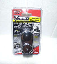 TRIMAX  TNL740 Spare Tire Nut Lock For Side Mount - SUVs, Trailer, Trucks NEW