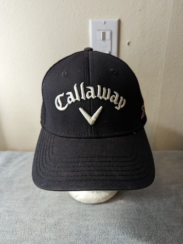 Callaway X Hot Odyssey Black Golf Hat Fitted Size S/M A-Flex