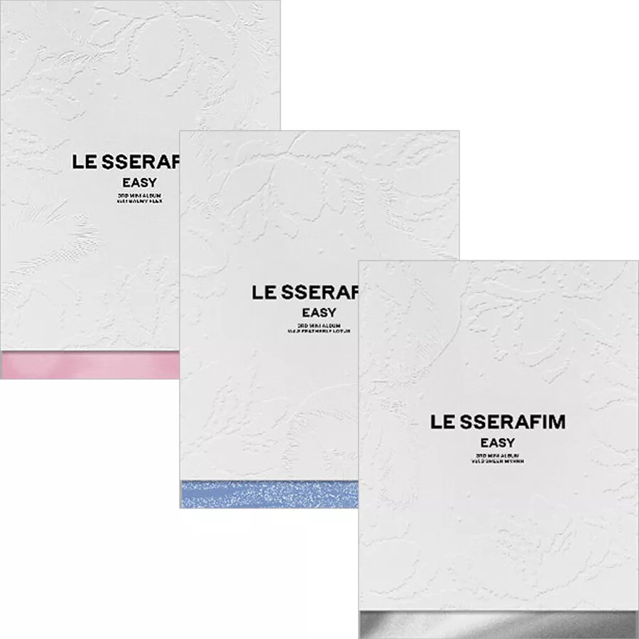 LE SSERAFIM EASY 3rd Mini Album CD+Photo Book+2 Card+3 LE SSERAFIM EASY 3rd Mini Album CD+Photo Book+2 Card+3