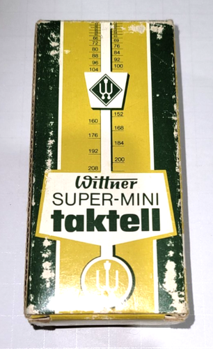 Wittner Metronome Taktell Super Mini With Key In Original Box + Instructions. - Picture 3 of 16