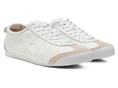 Onitsuka Tiger MEXICO 66 1183C102-104 WHITE/WHITE Sneakers New [US 4-12.5]