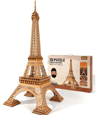 Rolife DIY 3D Wooden Puzzles Large Eiffel Tower Set-Model Building Sets, Paris A