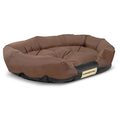 PRESTIGE Hundebett Universal Wasserdicht Braun Kingdog CODUOWAL100/75BRA