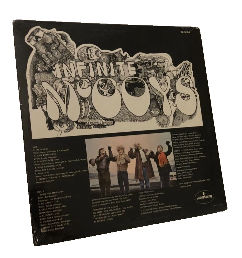 Infinite McCoys SR 61163 Stereo Mercury Cut-out Vintage 1968 Psych LP Vinyl New Foto 2 de 2